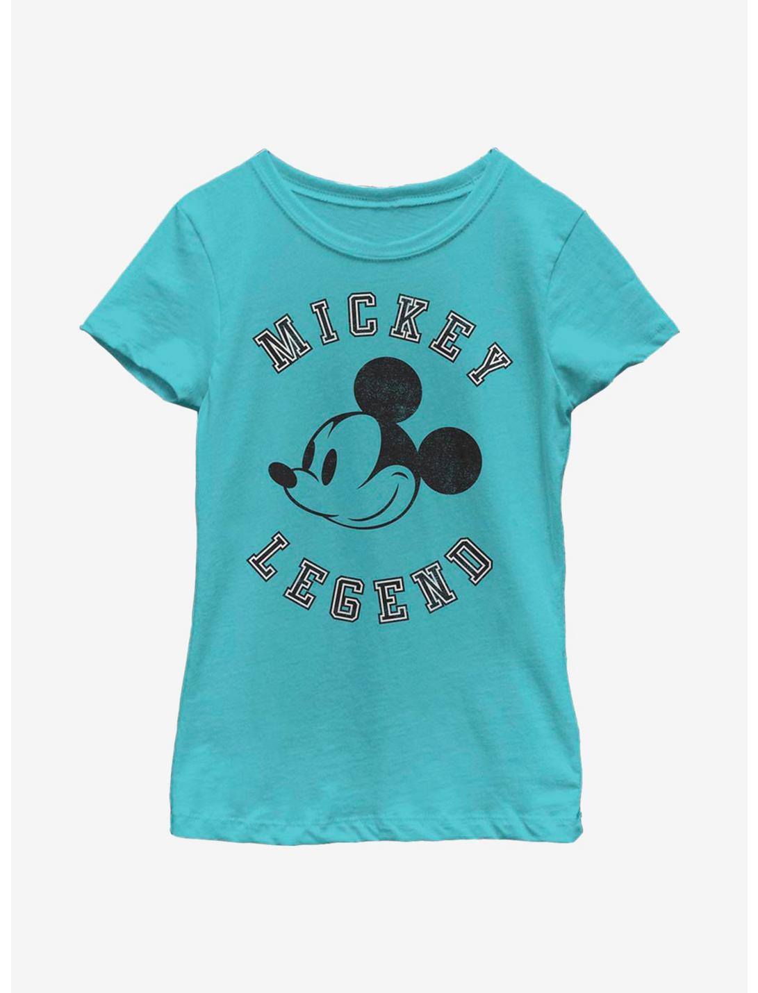 Disney Mickey Mouse Legend Youth Girls T-Shirt, TAHI BLUE, hi-res