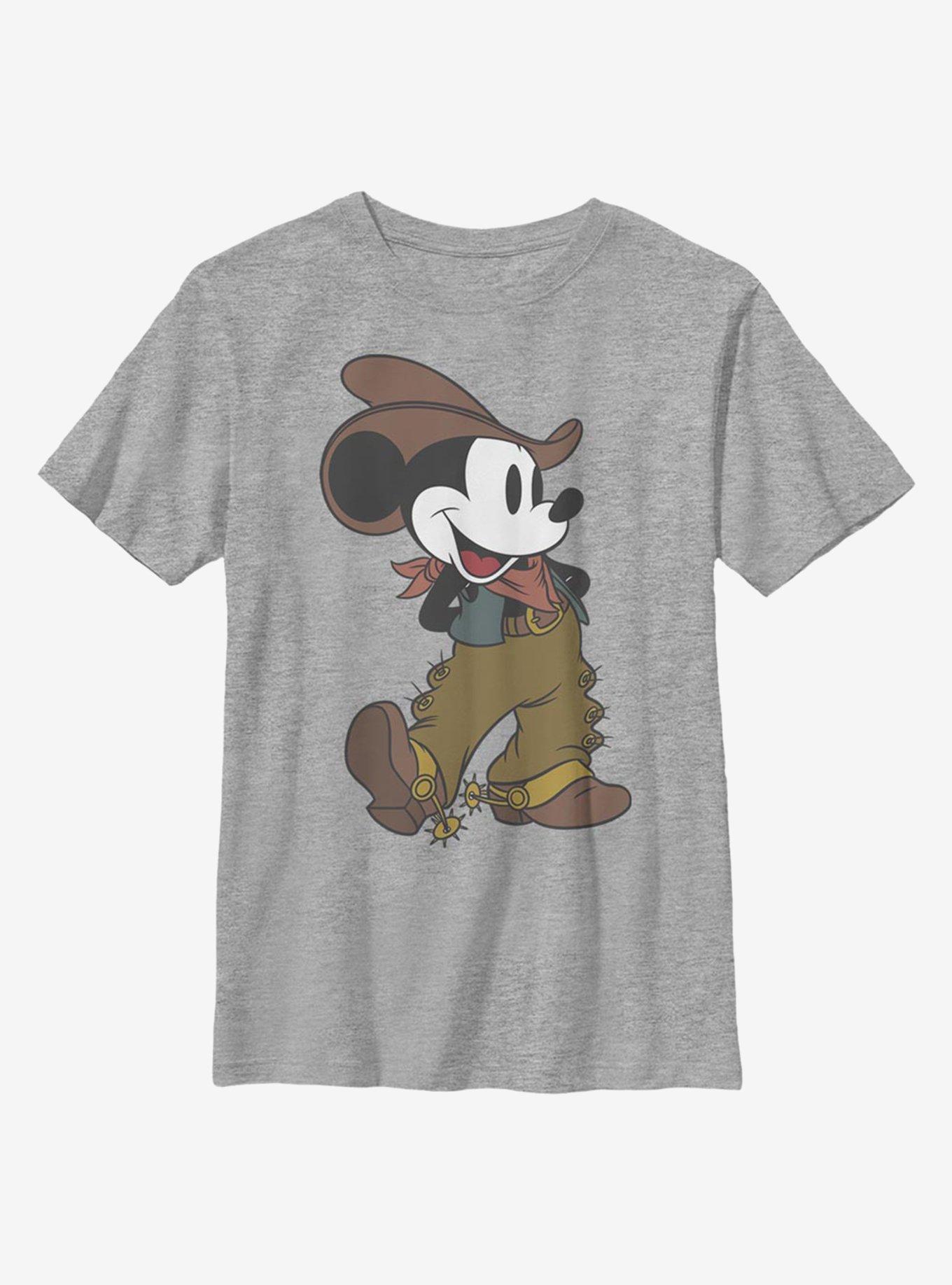 Disney Mickey Mouse Cowboy Mickey Youth T-Shirt, , hi-res
