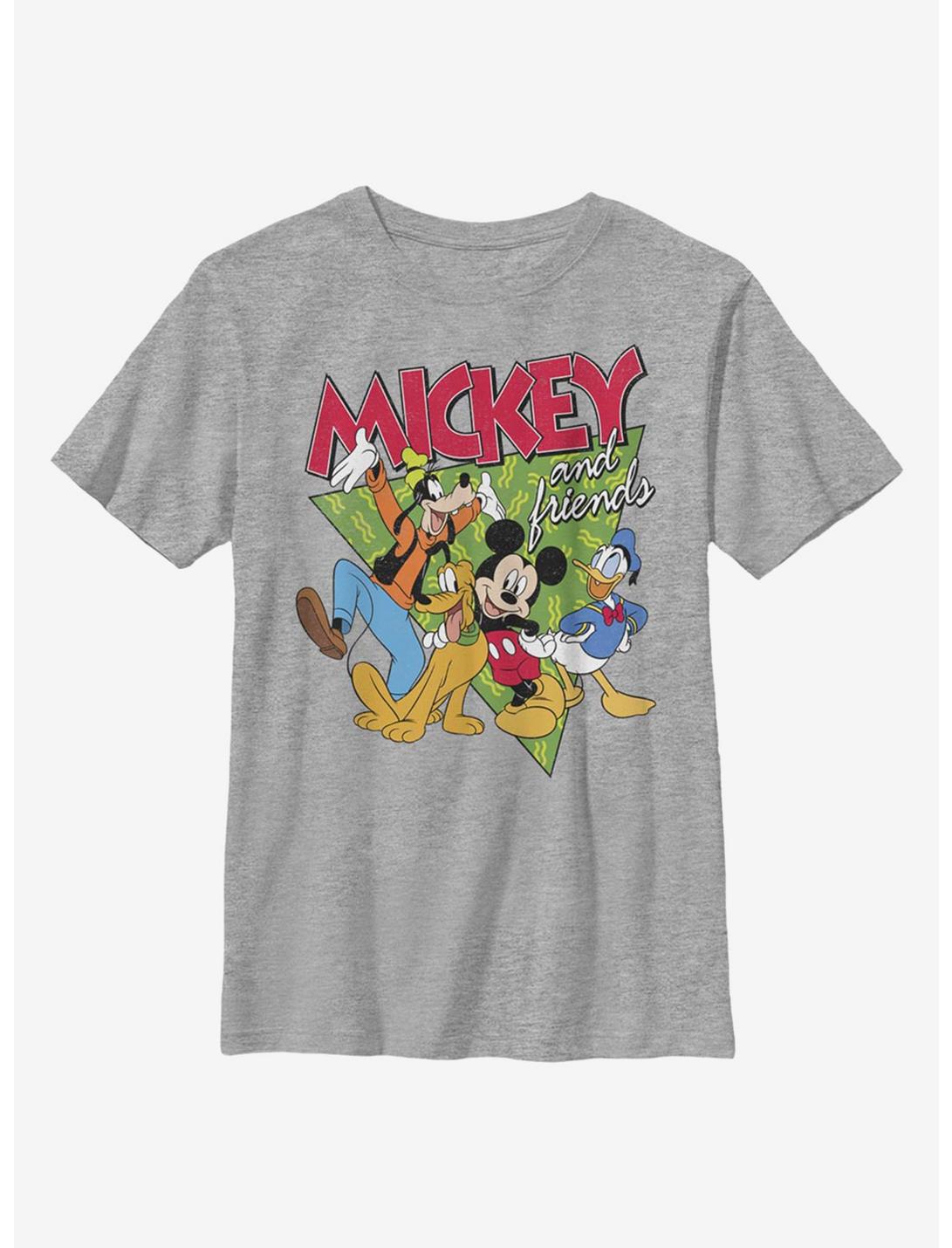 Disney Mickey Mouse Funky Bunch Youth T-Shirt, ATH HTR, hi-res