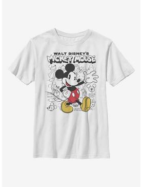 Disney Mickey Mouse Sketchbook Youth T-Shirt, , hi-res