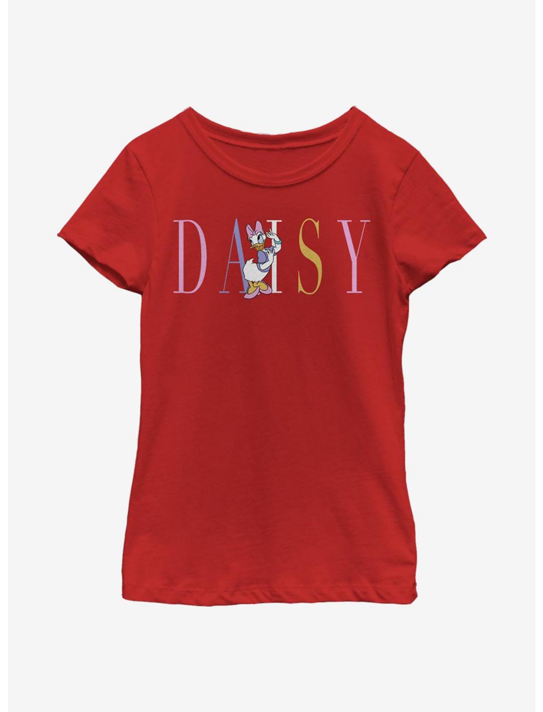 Disney Daisy Duck Fashion Youth Girls T-Shirt, RED, hi-res