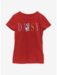 Disney Daisy Duck Fashion Youth Girls T-Shirt, RED, hi-res