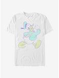 Disney Donald Duck Neon Donald T-Shirt, WHITE, hi-res