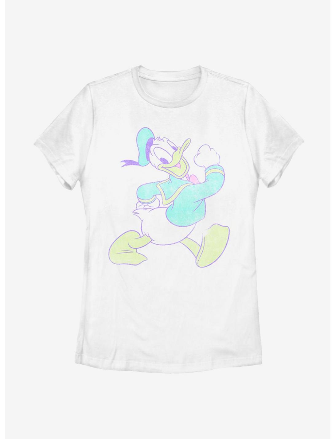 Disney Donald Duck Neon Donald Womens T-Shirt, WHITE, hi-res