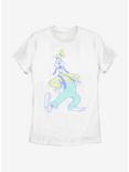 Disney Goofy Neon Womens T-Shirt, WHITE, hi-res