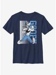 Disney Goofy Walks Youth T-Shirt, NAVY, hi-res
