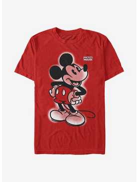 Disney Mickey Mouse Graffiti T-Shirt - RED | BoxLunch