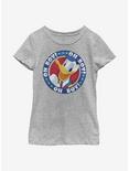 Disney Donald Duck Oh Boy Donald Youth Girls T-Shirt, ATH HTR, hi-res