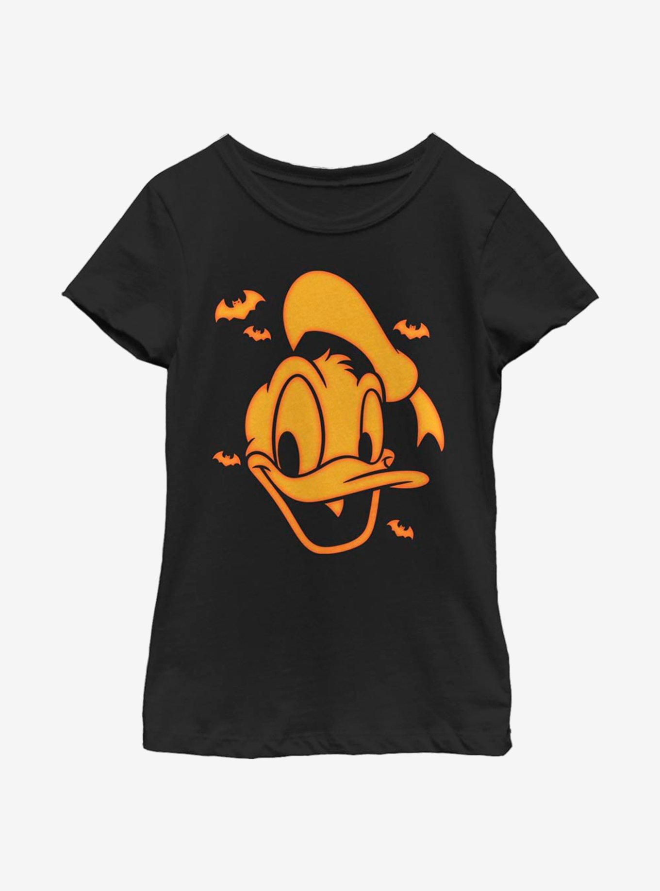 Disney Donald Duck Orange Donald Youth Girls T-Shirt, , hi-res