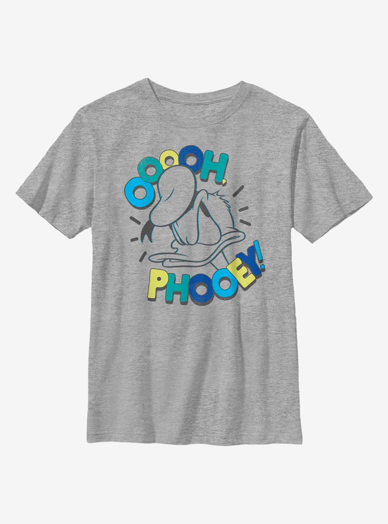Disney Donald Duck Cartoon Phooey Youth T-Shirt, ATH HTR, hi-res