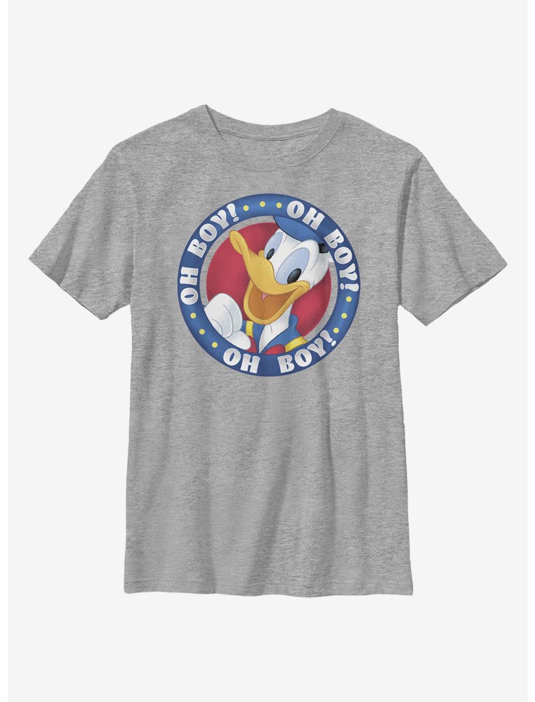 Disney Donald Duck Oh Boy Donald Youth T-Shirt, ATH HTR, hi-res