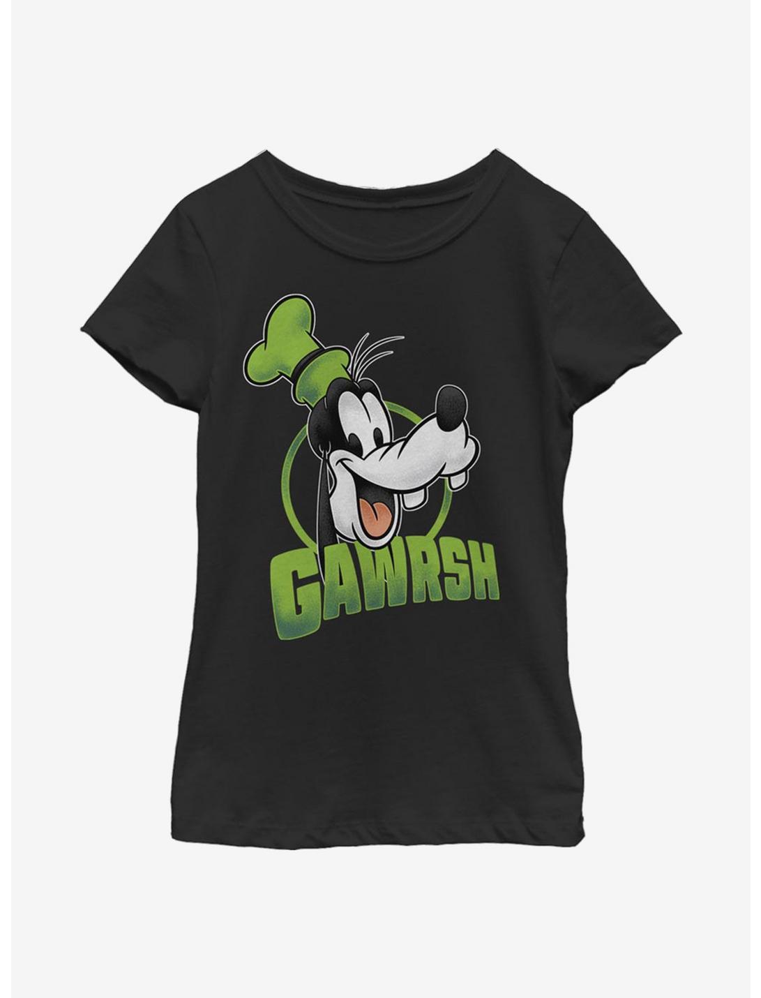 Disney Goofy Gawrsh Goofy Youth Girls T-Shirt, BLACK, hi-res