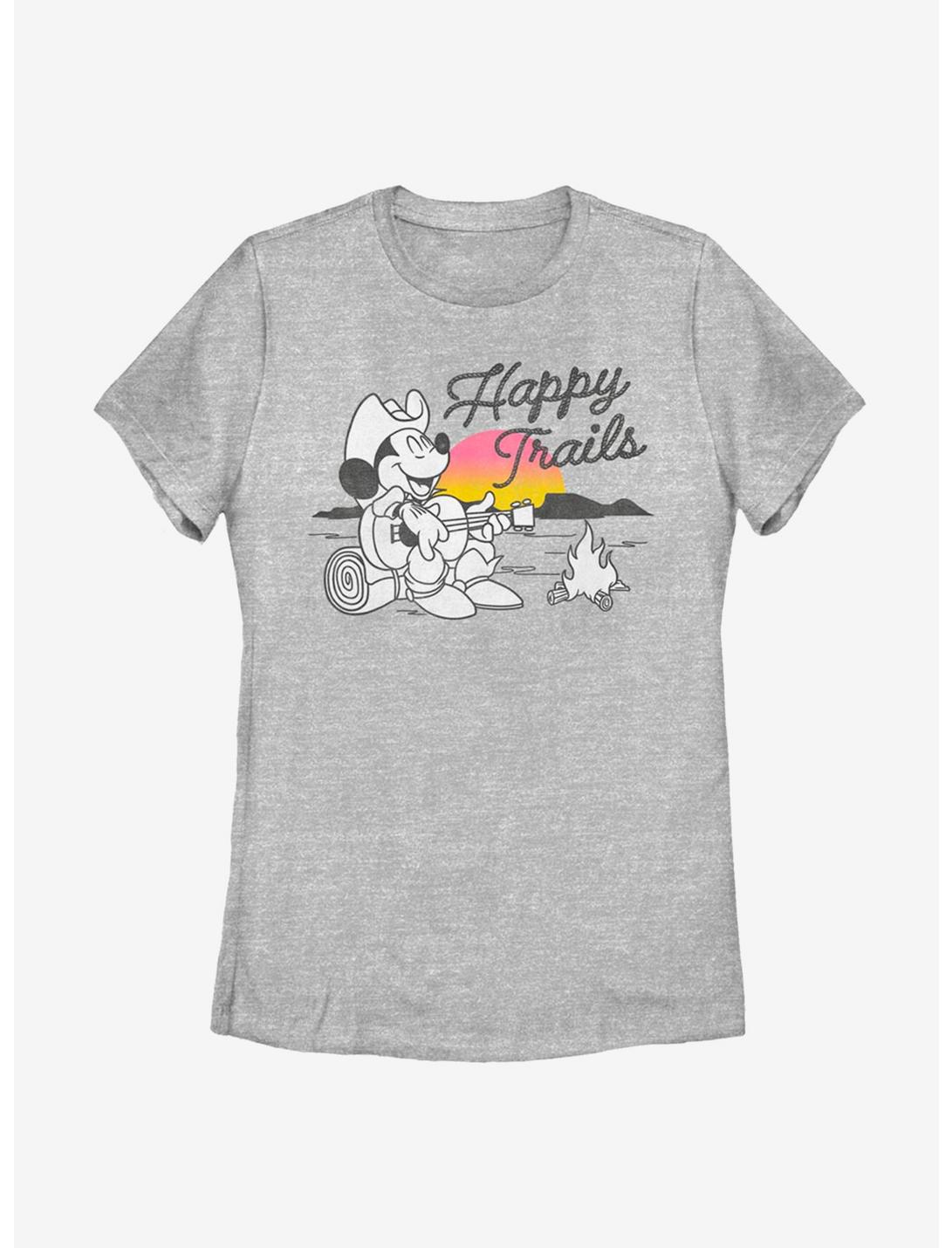 Disney Mickey Mouse Happy Trails Womens T-Shirt, ATH HTR, hi-res