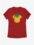 Disney Mickey Mouse Pineapple Ears Womens T-Shirt, RED, hi-res