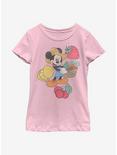 Disney Mickey Mouse Farmer Mickey Youth Girls T-Shirt, PINK, hi-res
