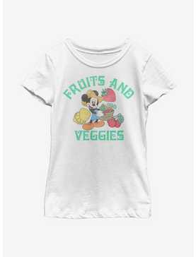 Disney Mickey Mouse Fruits And Veggies Youth Girls T-Shirt, , hi-res