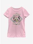 Disney Mickey Mouse Minnie Mickey Youth Girls T-Shirt, PINK, hi-res