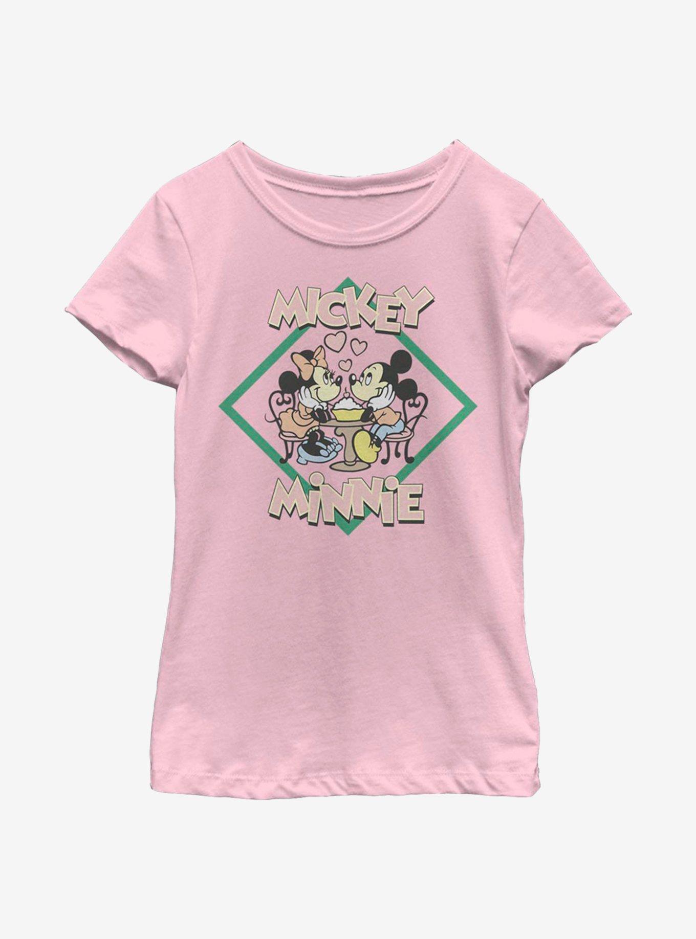 Disney Mickey Mouse Minnie Mickey Youth Girls T-Shirt, , hi-res
