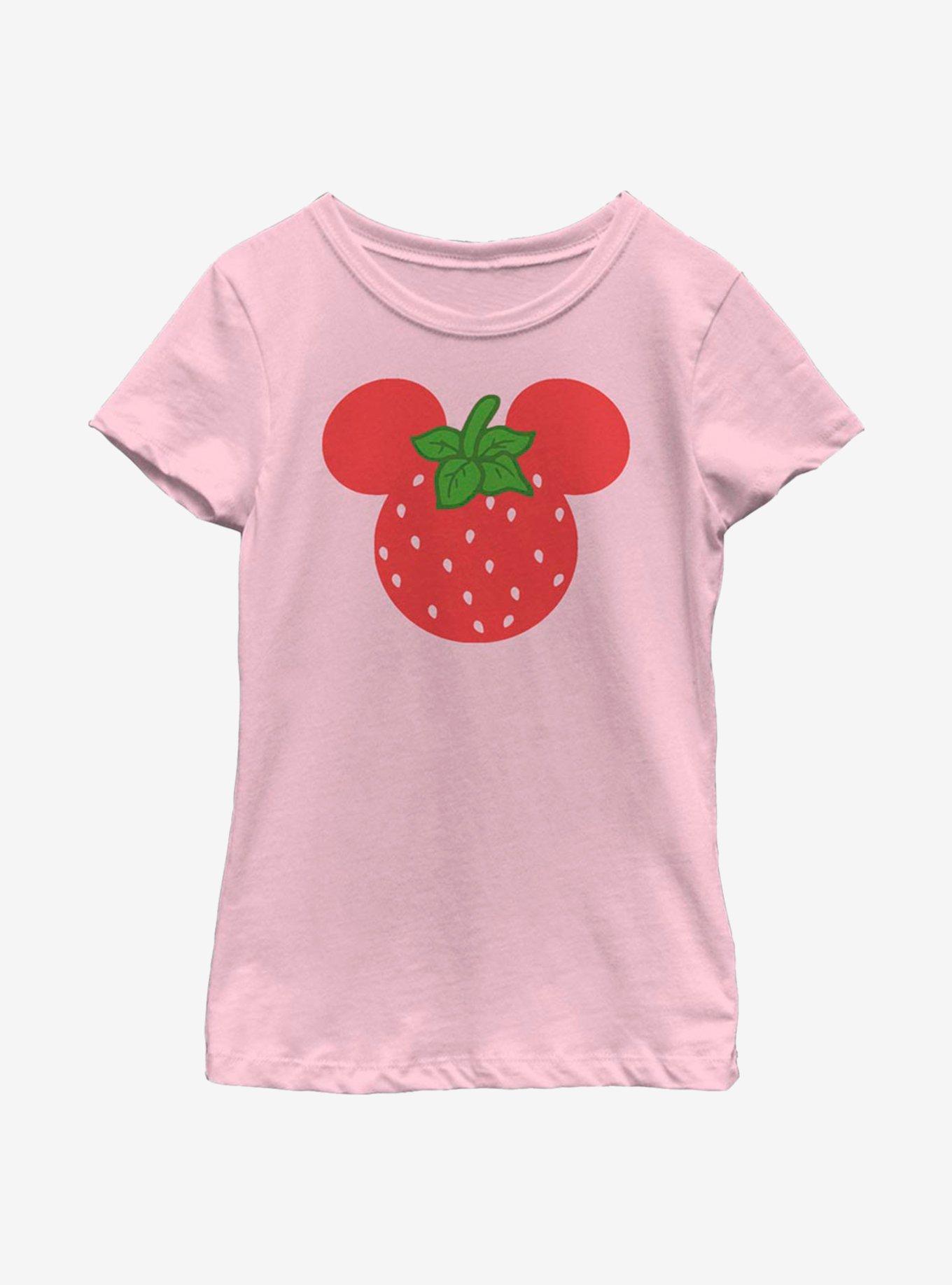 Disney Mickey Mouse Strawberry Ears Youth Girls T-Shirt, , hi-res