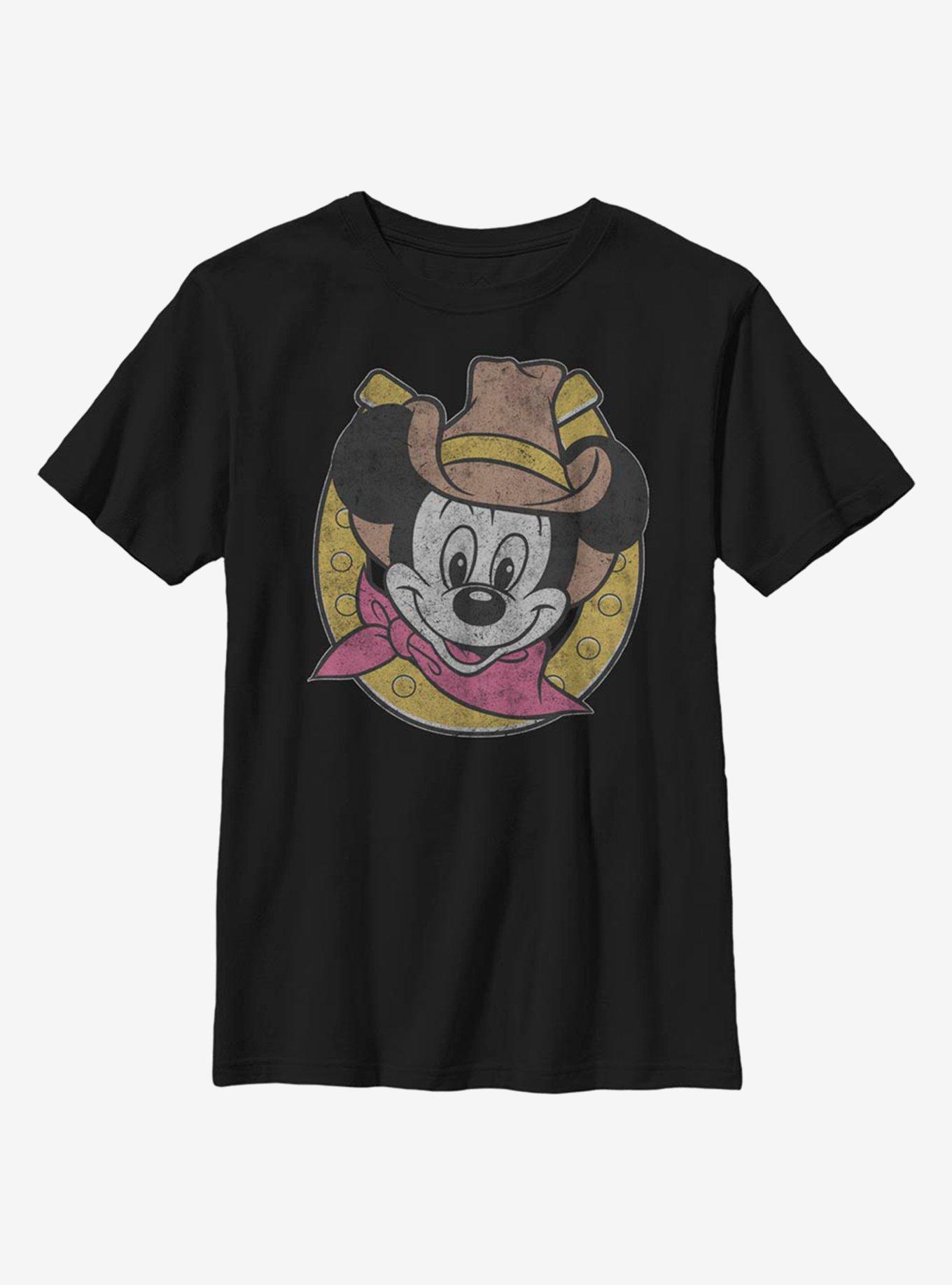 Disney Mickey Mouse Cowboy Mickey Youth T-Shirt, , hi-res