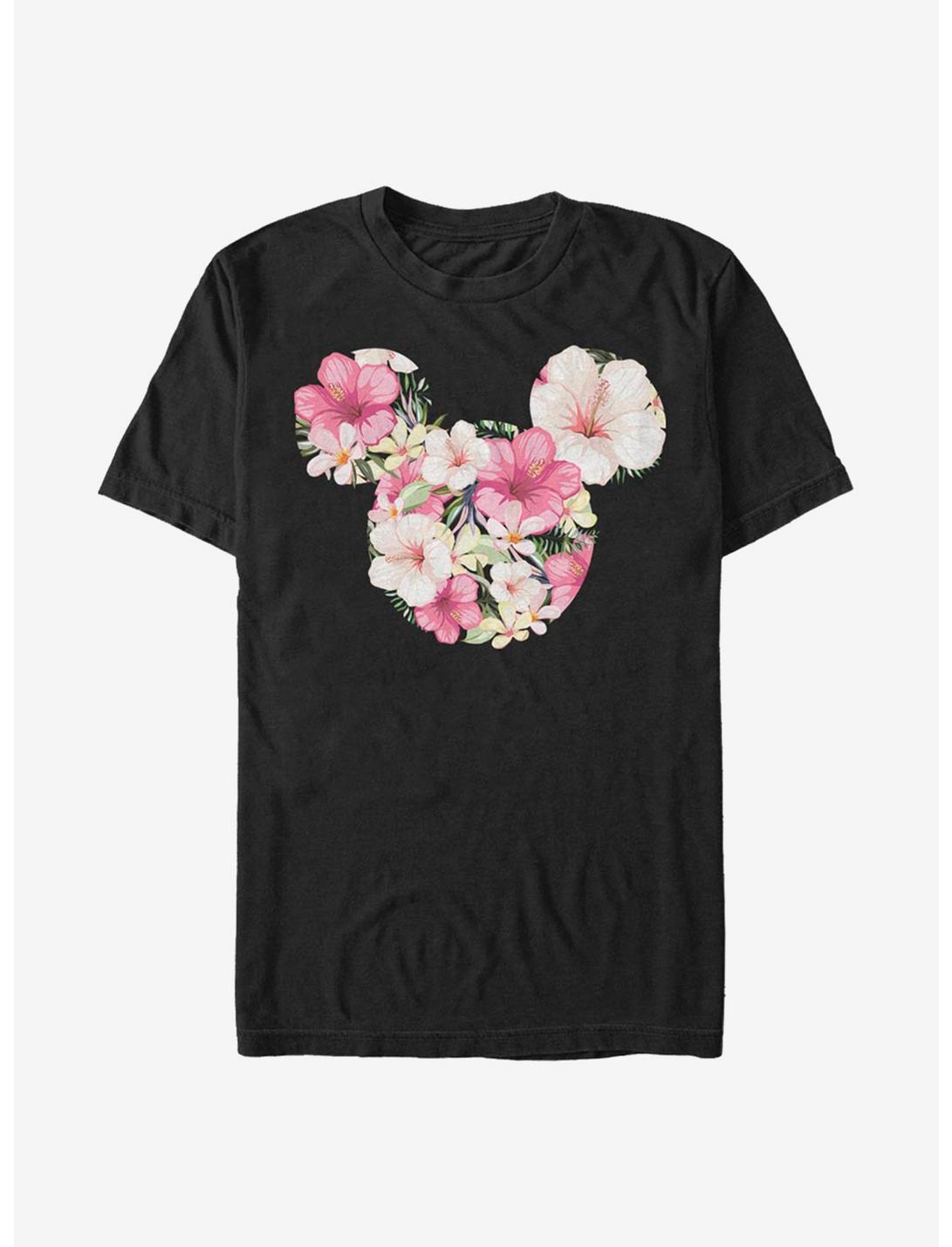 Disney Mickey Mouse Tropical Mouse T-Shirt, BLACK, hi-res