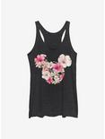 Disney Mickey Mouse Tropical Mouse Womens Tank Top, BLK HTR, hi-res