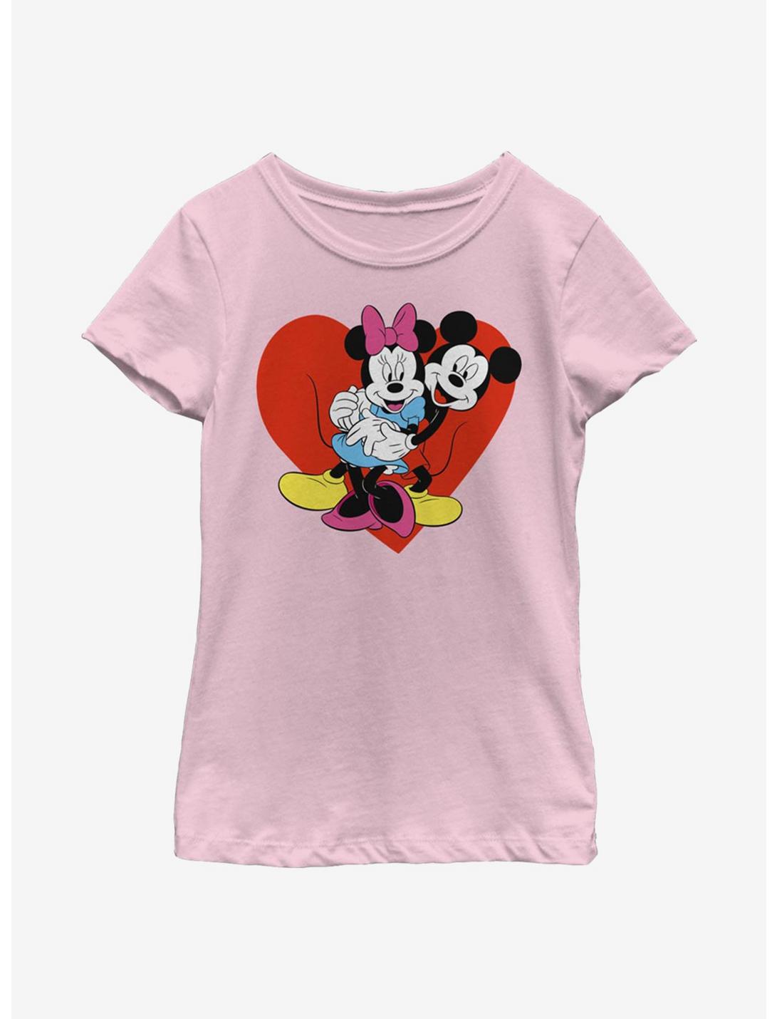 Disney Mickey Mouse Be Mine Youth Girls T-Shirt, PINK, hi-res