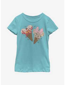 Disney Mickey Mouse Minnie Cones Youth Girls T-Shirt, , hi-res