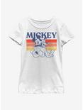 Disney Mickey Mouse Retro Squad Youth Girls T-Shirt, WHITE, hi-res
