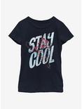 Disney Mickey Mouse Snowboard Cool Youth Girls T-Shirt, NAVY, hi-res