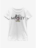 Disney Mickey Mouse Vintage Mickey Youth Girls T-Shirt, WHITE, hi-res