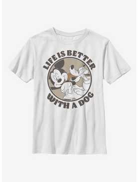 Disney Mickey Mouse Dog Life Youth T-Shirt, , hi-res