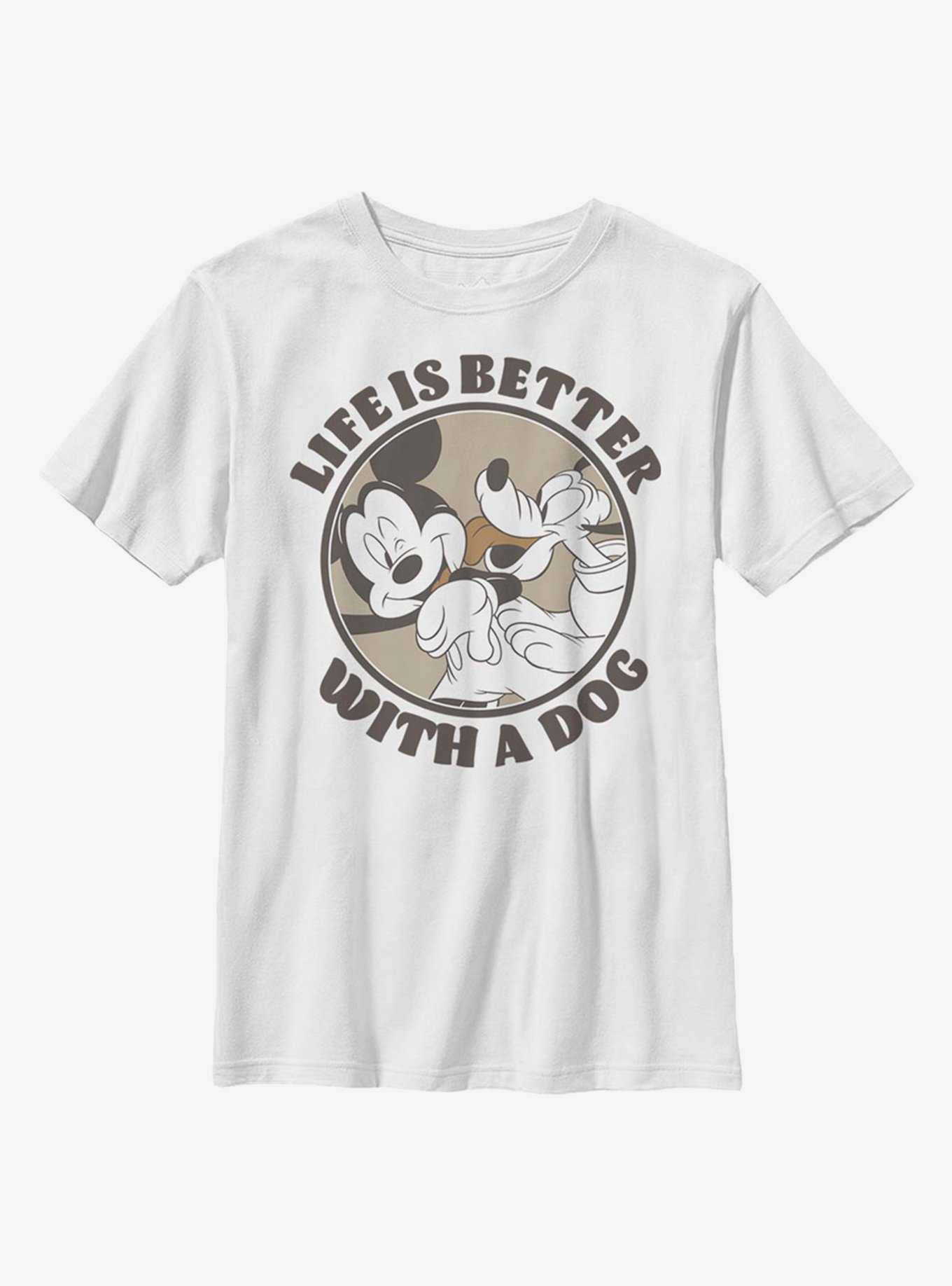 Disney Mickey Mouse Dog Life Youth T-Shirt, , hi-res