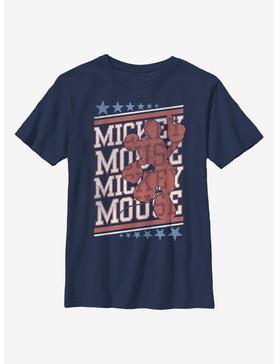 Disney Mickey Mouse Americana Stack Youth T-Shirt, , hi-res