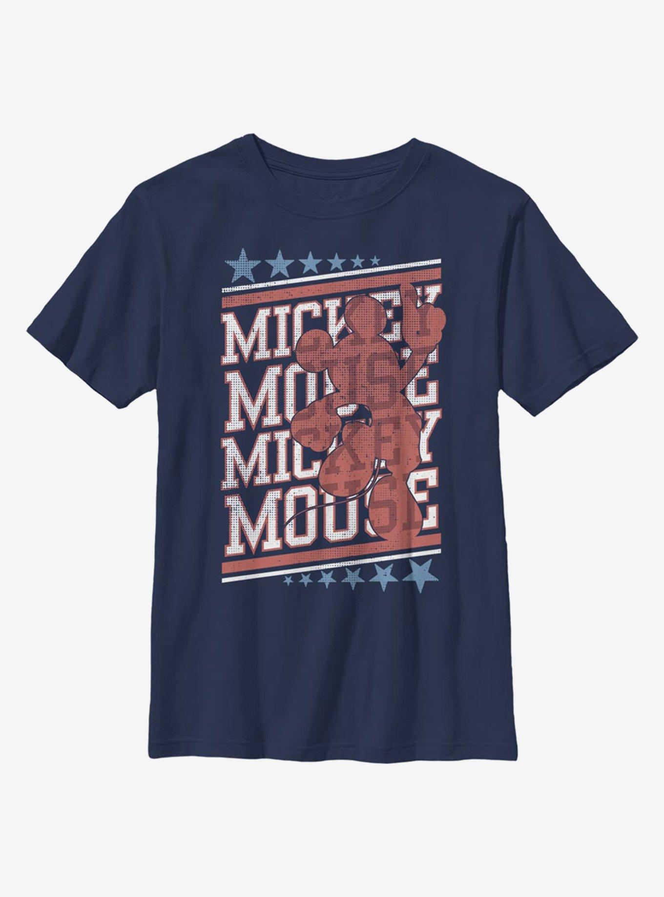 Disney Mickey Mouse Americana Stack Youth T-Shirt, , hi-res