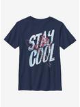 Disney Mickey Mouse Snowboard Cool Youth T-Shirt, NAVY, hi-res