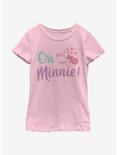 Disney Minnie Mouse Oh Minnie Youth Girls T-Shirt, PINK, hi-res