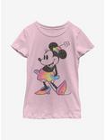 Disney Minnie Mouse Tie Dye Minnie Youth Girls T-Shirt, PINK, hi-res