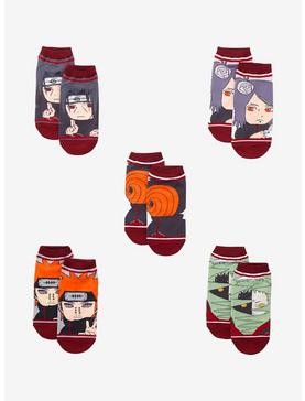 Naruto Shippuden Akatsuki Members Sock Set - BoxLunch Exclusive, , hi-res