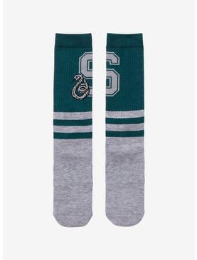 Harry Potter Syltherin Collegiate Crew Socks - BoxLunch Exclusive, , hi-res