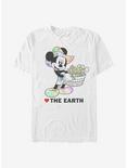 Disney Mickey Mouse Heart The Earth T-Shirt, WHITE, hi-res