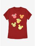 Disney Mickey Mouse Assorted Fruit Womens T-Shirt, RED, hi-res