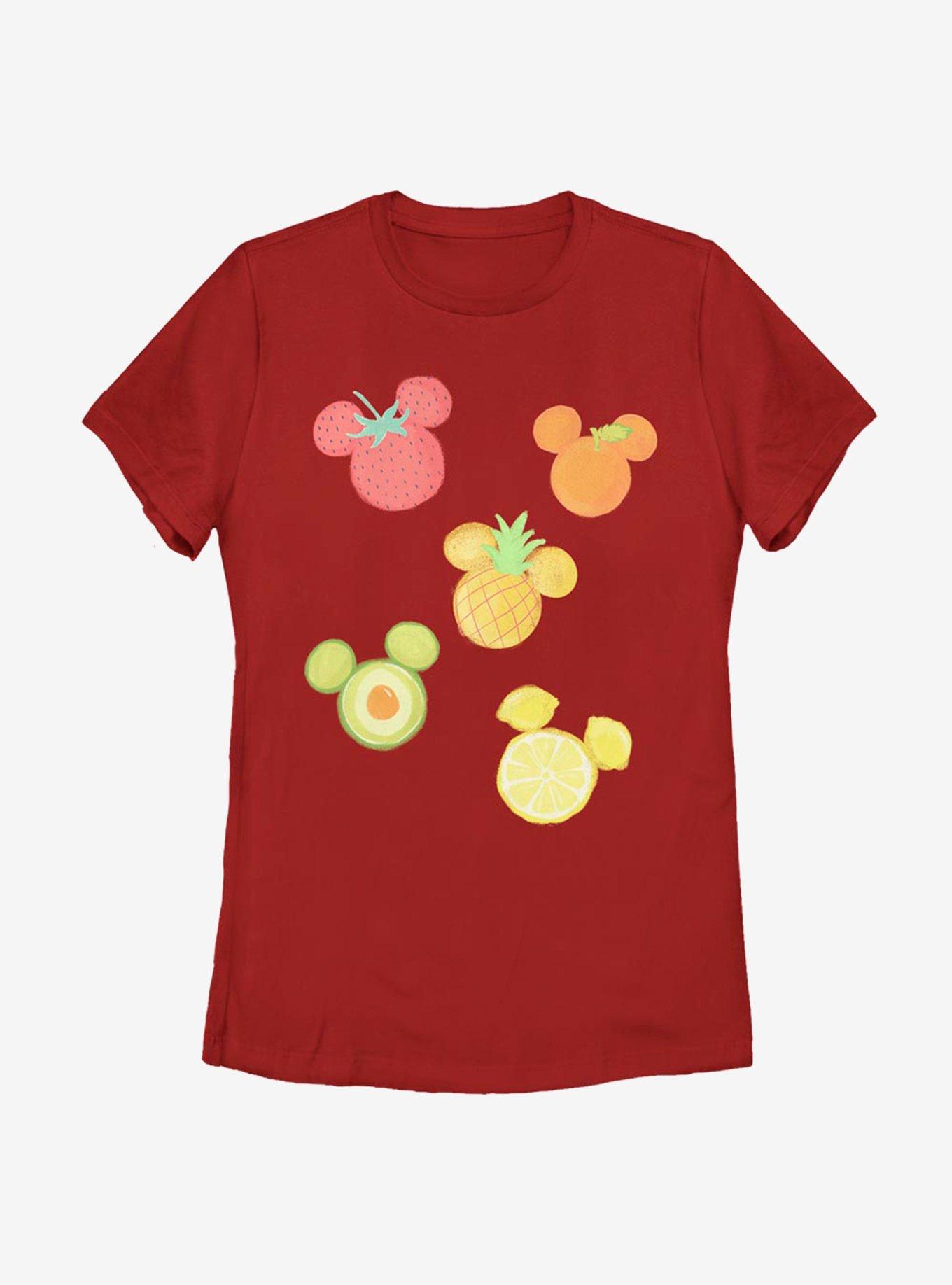 Disney Mickey Mouse Assorted Fruit Womens T-Shirt, , hi-res