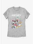 Disney Mickey Mouse Freinds Group Womens T-Shirt, ATH HTR, hi-res