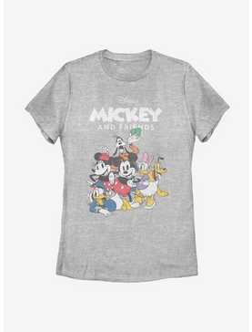 Disney Mickey Mouse Freinds Group Womens T-Shirt, , hi-res