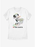Disney Mickey Mouse Heart The Earth Womens T-Shirt, WHITE, hi-res