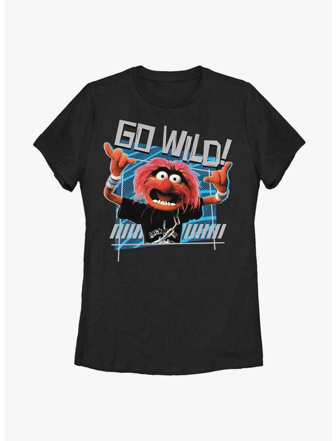 Disney The Muppets Animal Wild Womens T-Shirt, BLACK, hi-res