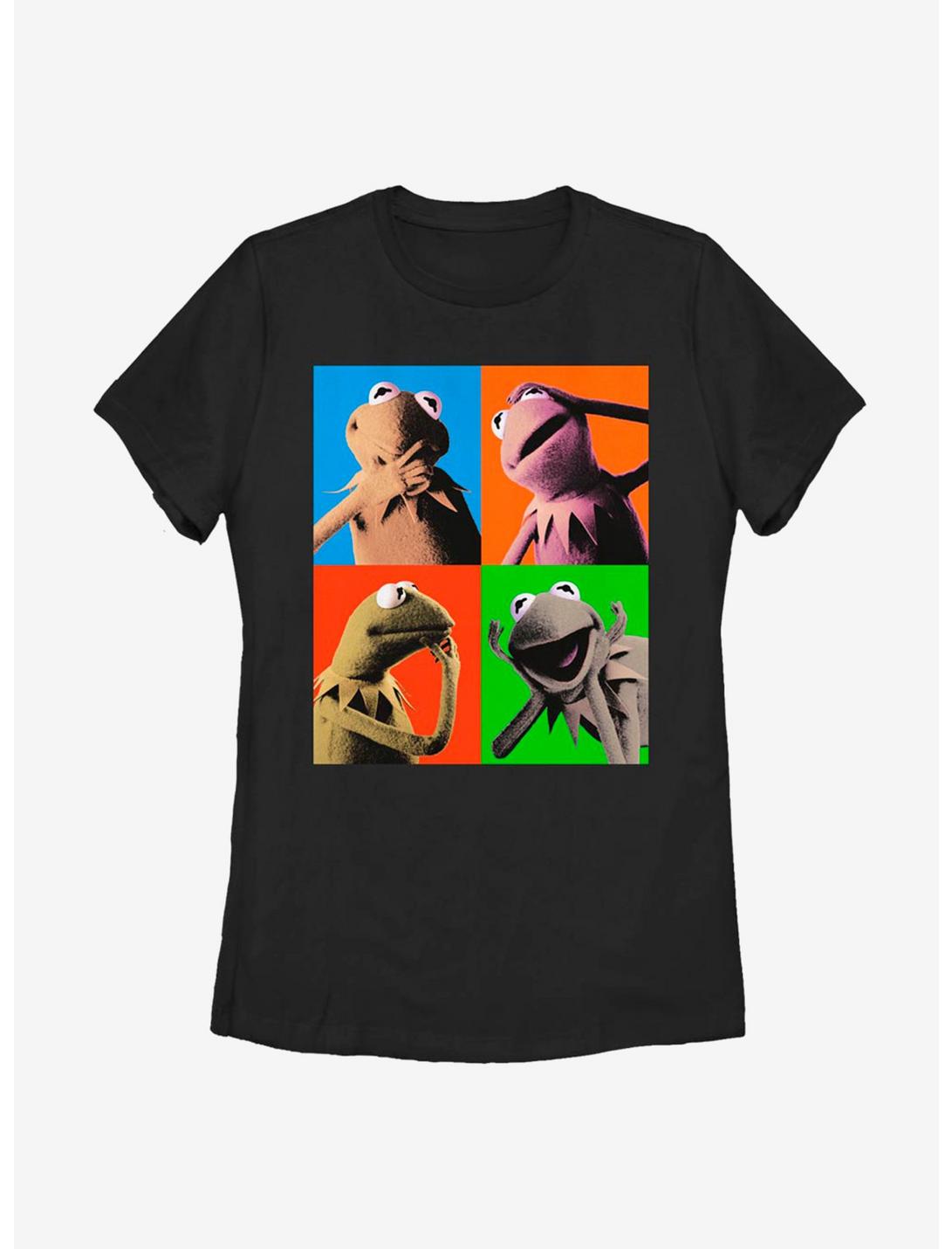 Disney The Muppets Kermit Pop Womens T-Shirt, BLACK, hi-res