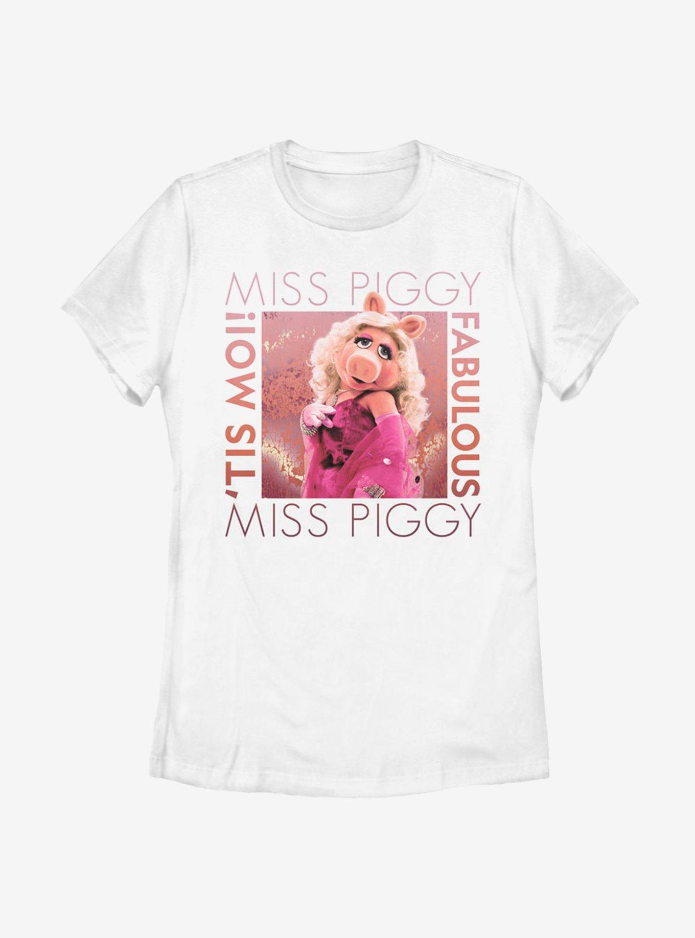 Disney The Muppets Miss Piggy Moi Fab Womens T-Shirt, WHITE, hi-res