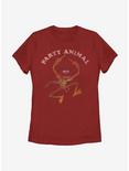 Disney The Muppets Party Animal Womens T-Shirt, RED, hi-res